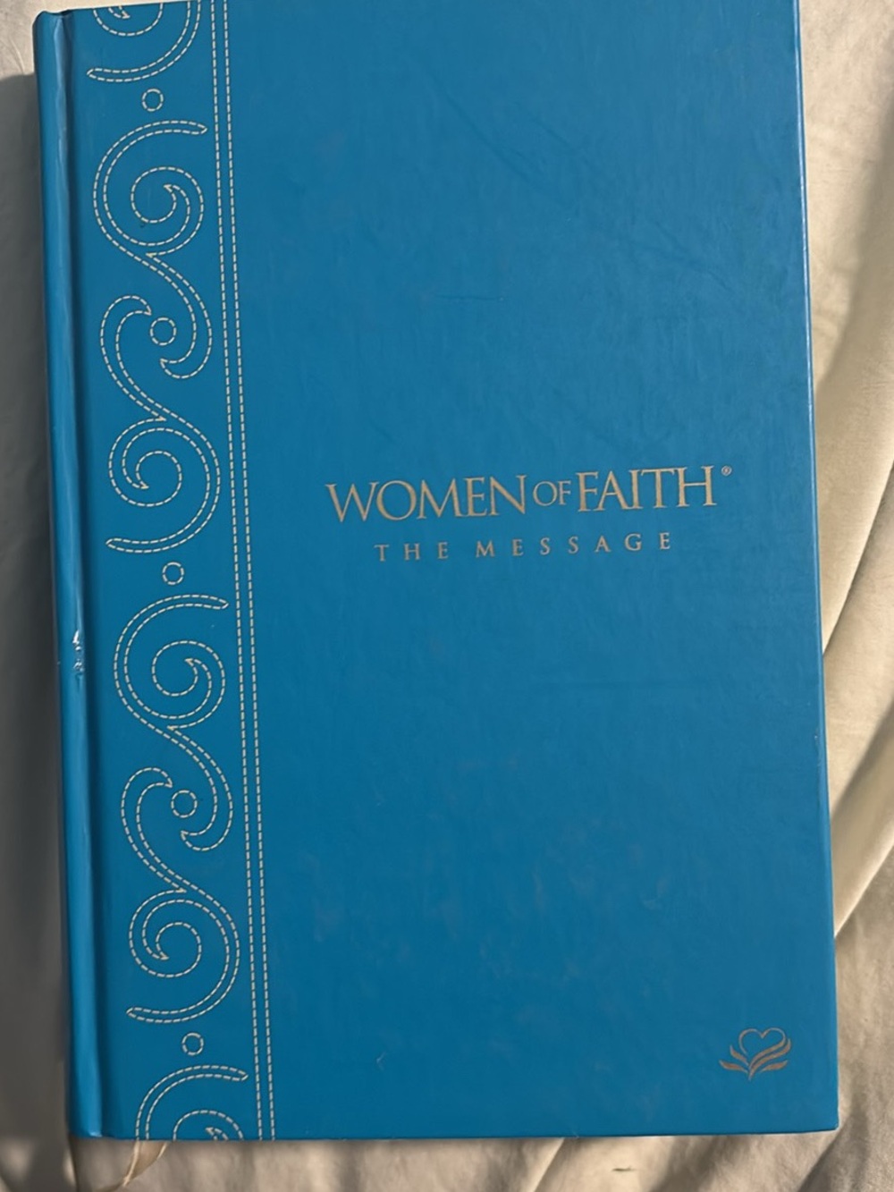Women of Faith: The Message - Blue Hardcover Devotional